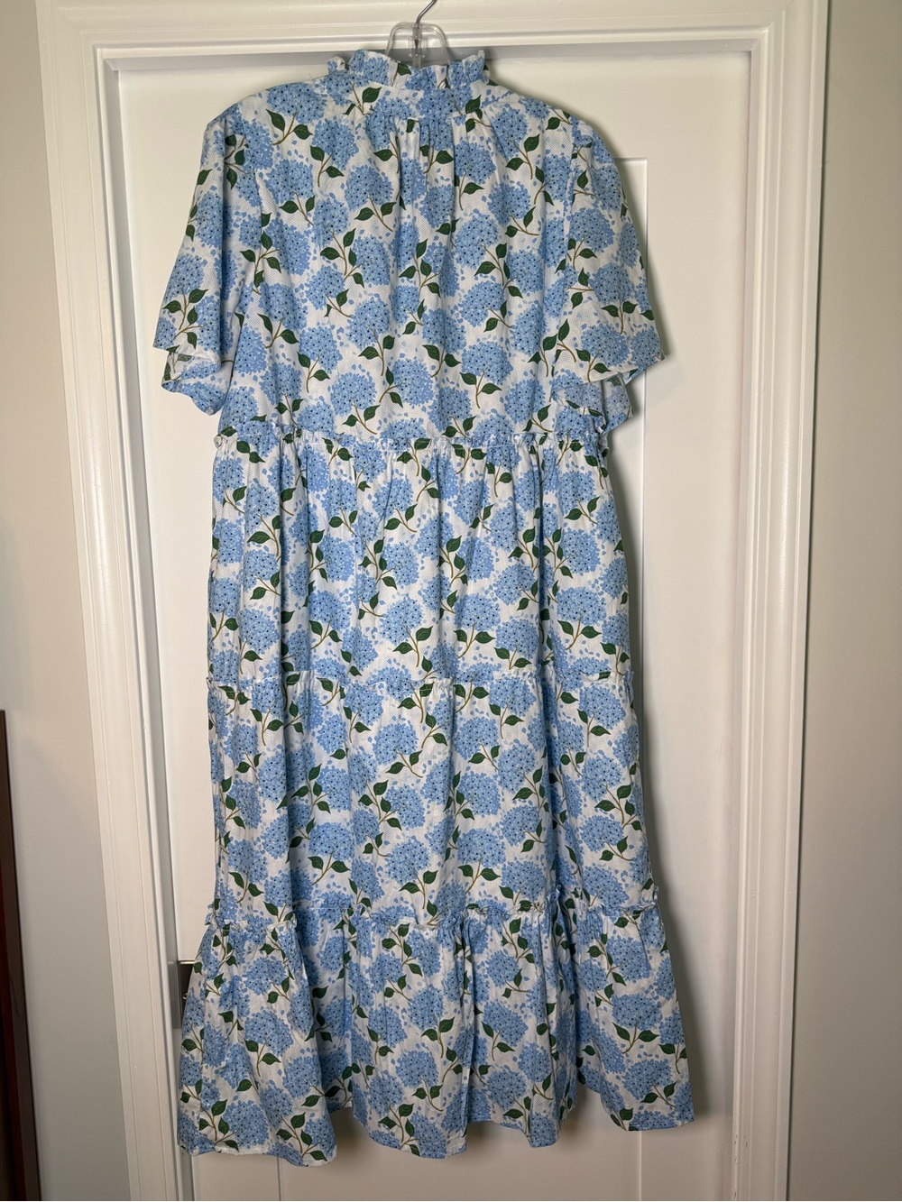 Light Blue Floral Midi Dress Shop the Mint Feeling Your Best LARGE - Picture 8 of 8